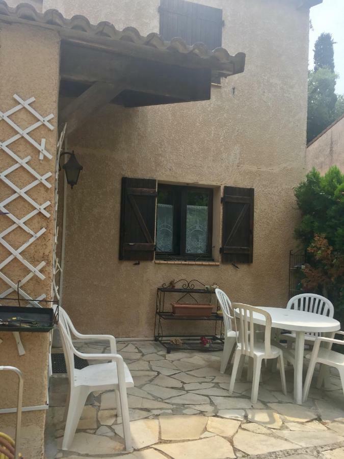Le Cannet 10Mn Cannes Chambre Independante Etage D'Une Maison Avec Piscine Exterior photo